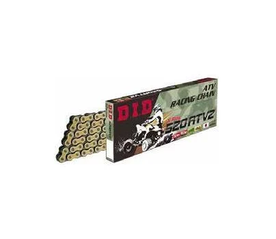 D.I.D 520ATV2100FB 520 ATV2 X-Ring Chain - 100 Links - Gold