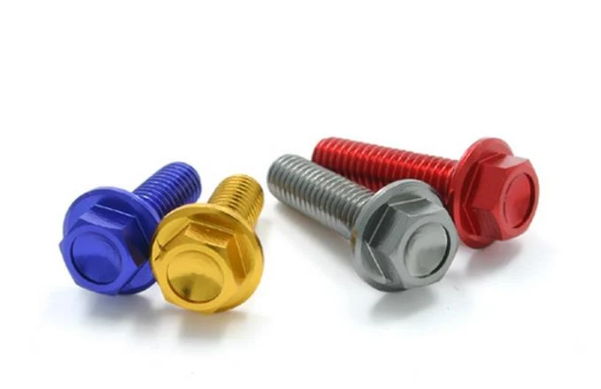 Drc D58-51-412 Flange Bolts - M6 x 12mm - Titanium (4pk)