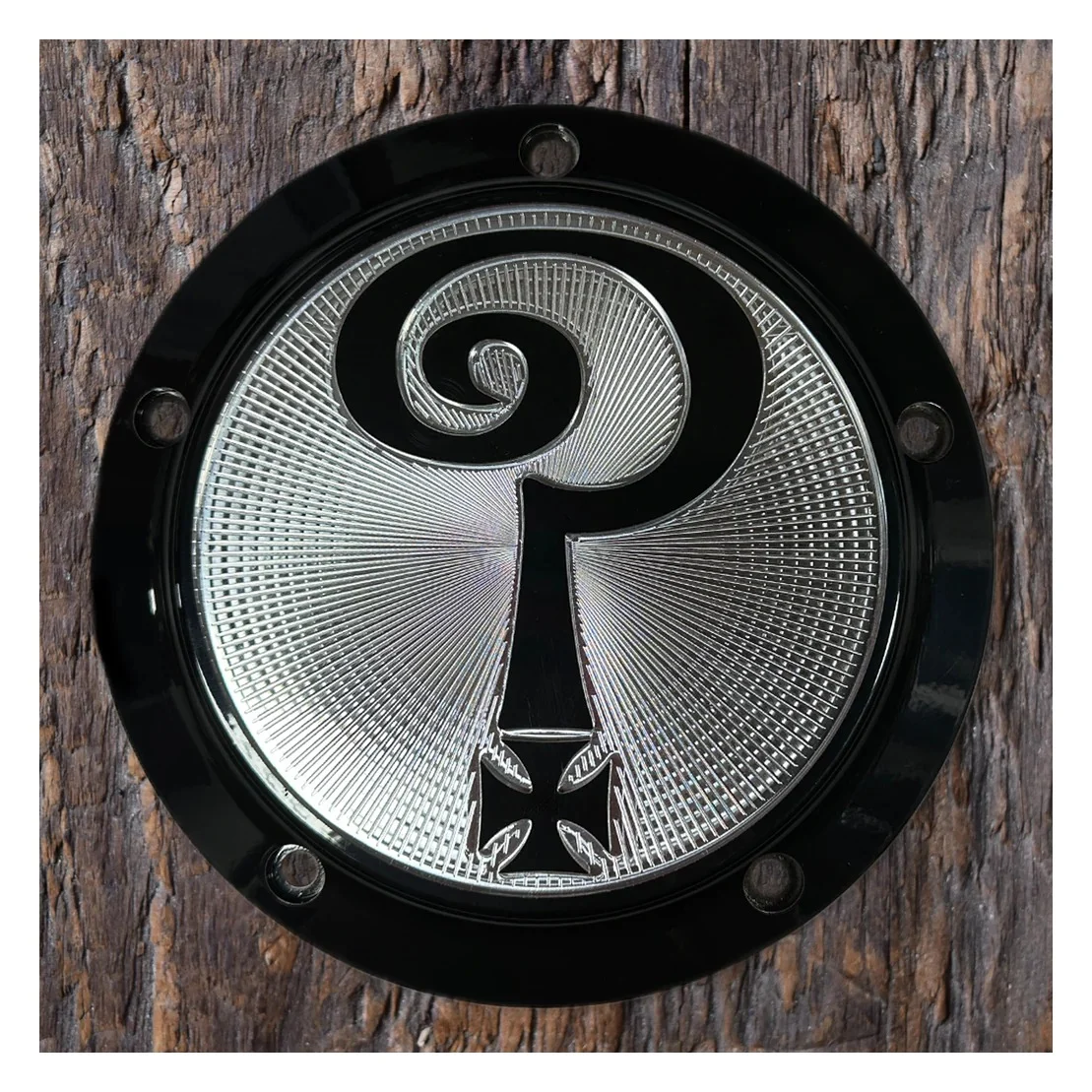 Indian Larry Motorcycles Question Mark Derby Cover For Harley Touring 2017-2025