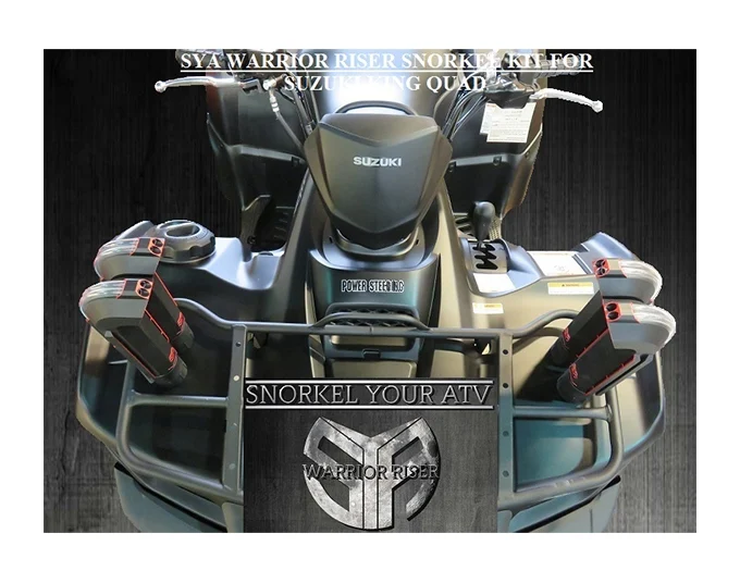 Snorkel Your ATV Warrior Riser Snorkel Kit Suzuki King Quad 2006-2025