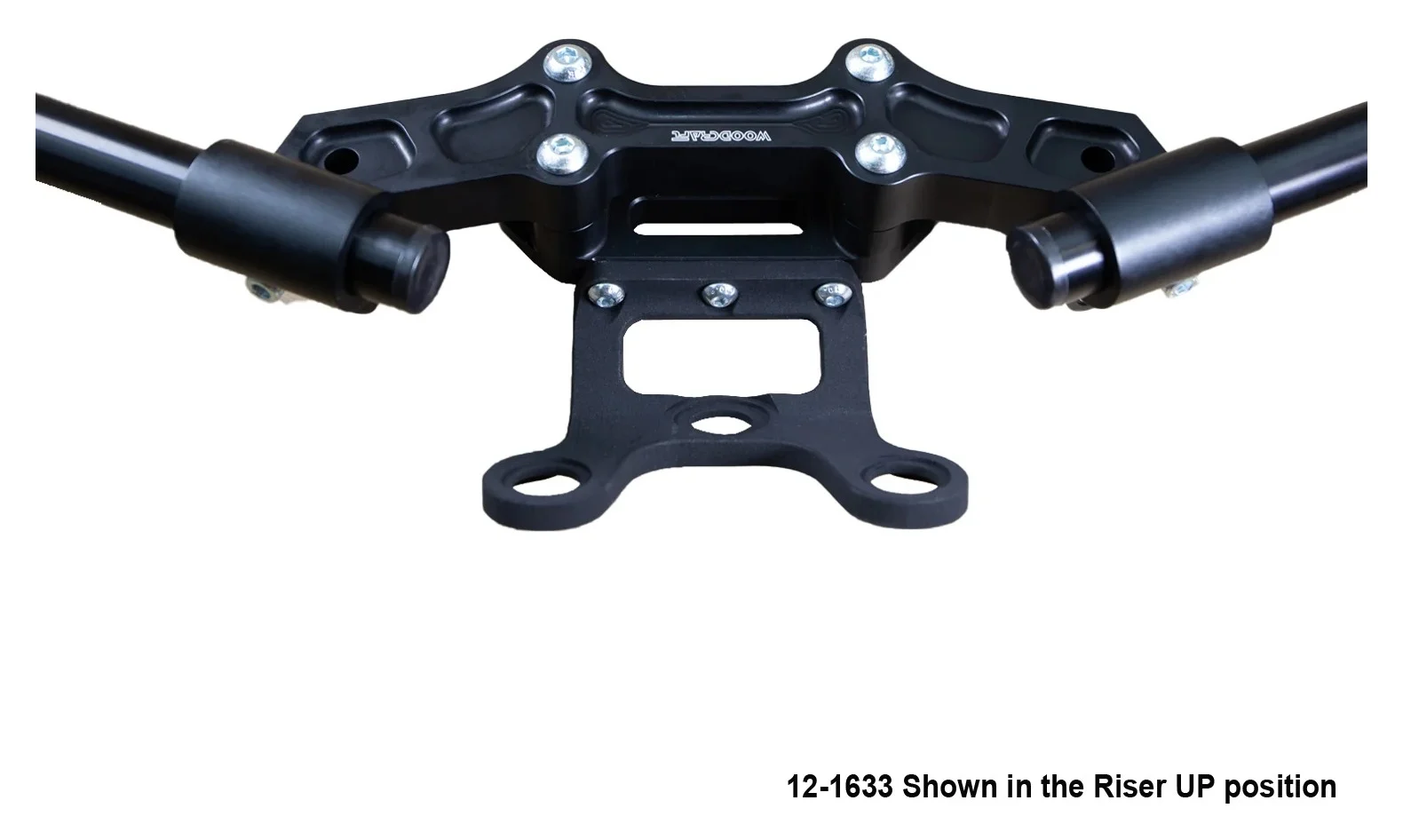 Woodcraft Clip-On Risers w/ Adapter Plate Ducati Monster 797 / 821 2017-2020